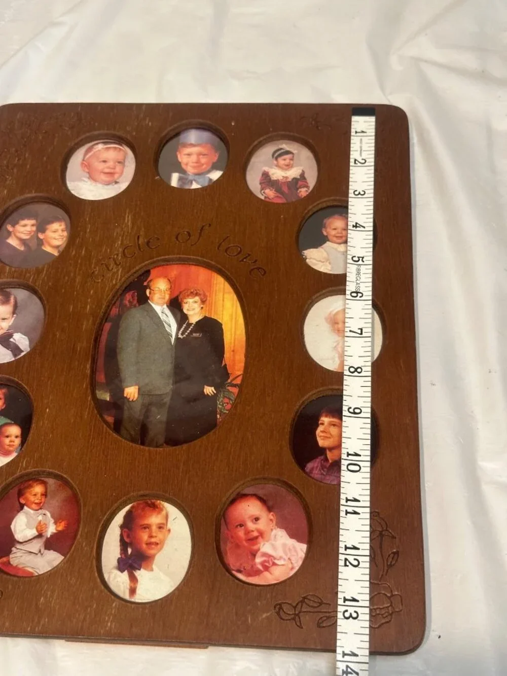 Circle Of Love Wooden Collage Frame Family Tree 13 Pictures K-12 Graduation